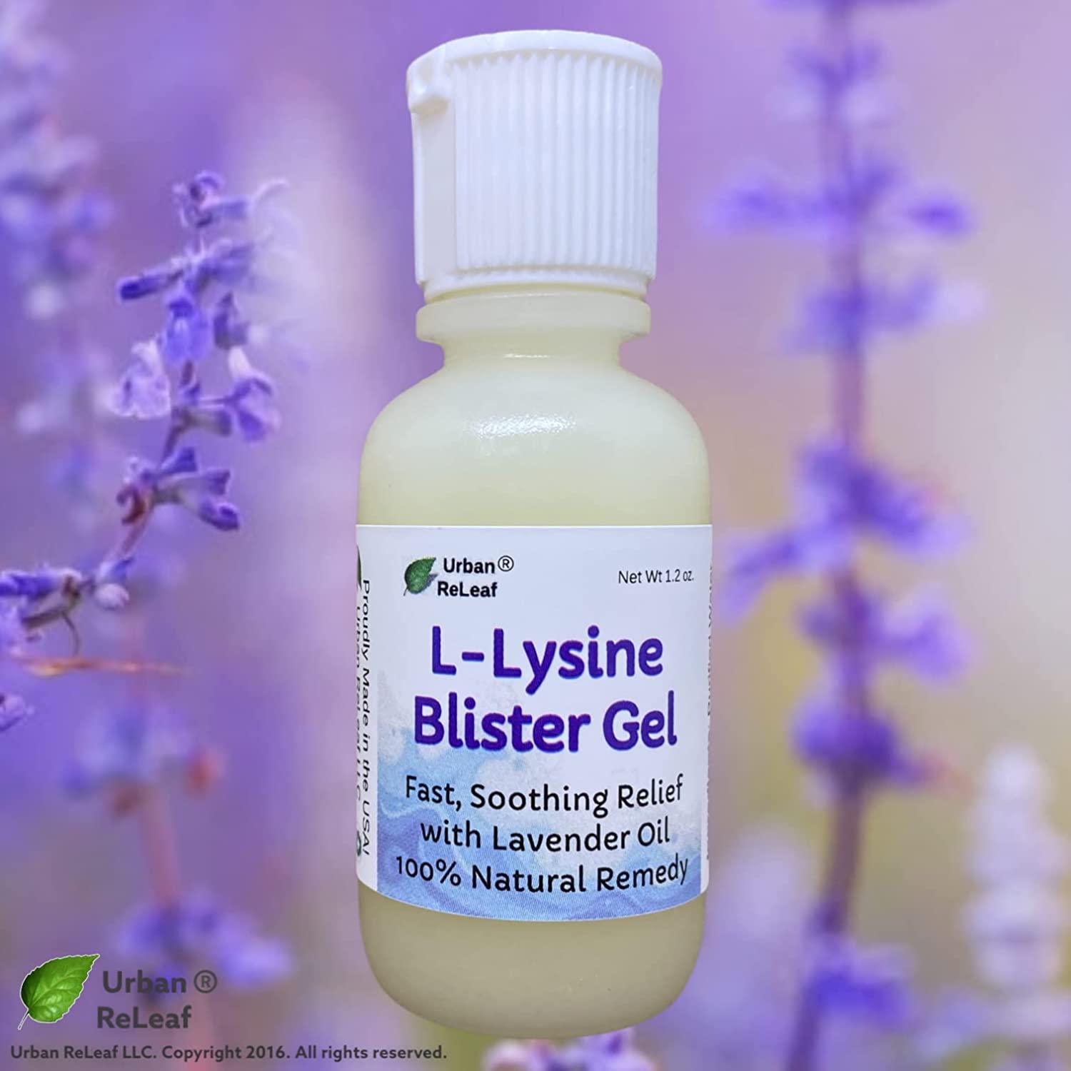 Urban ReLeaf LLysine Blister Soothing Gel with Lavender Oil Fast