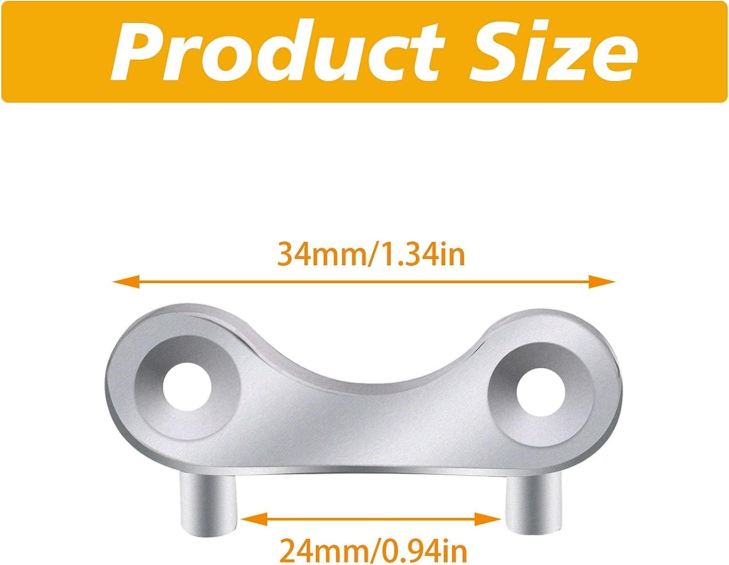2 Pack Stainless Steel Boat Gas Cap Keys Marine Fuel Tank Key Set for