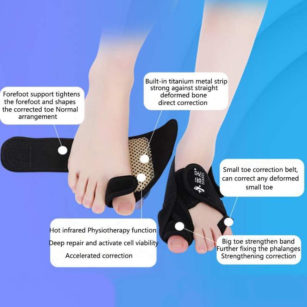 CAZARU FXJ Corrector/Big Toe Splint Brace/Toe Straighteners/Nighttime Separator Pain Relief for
