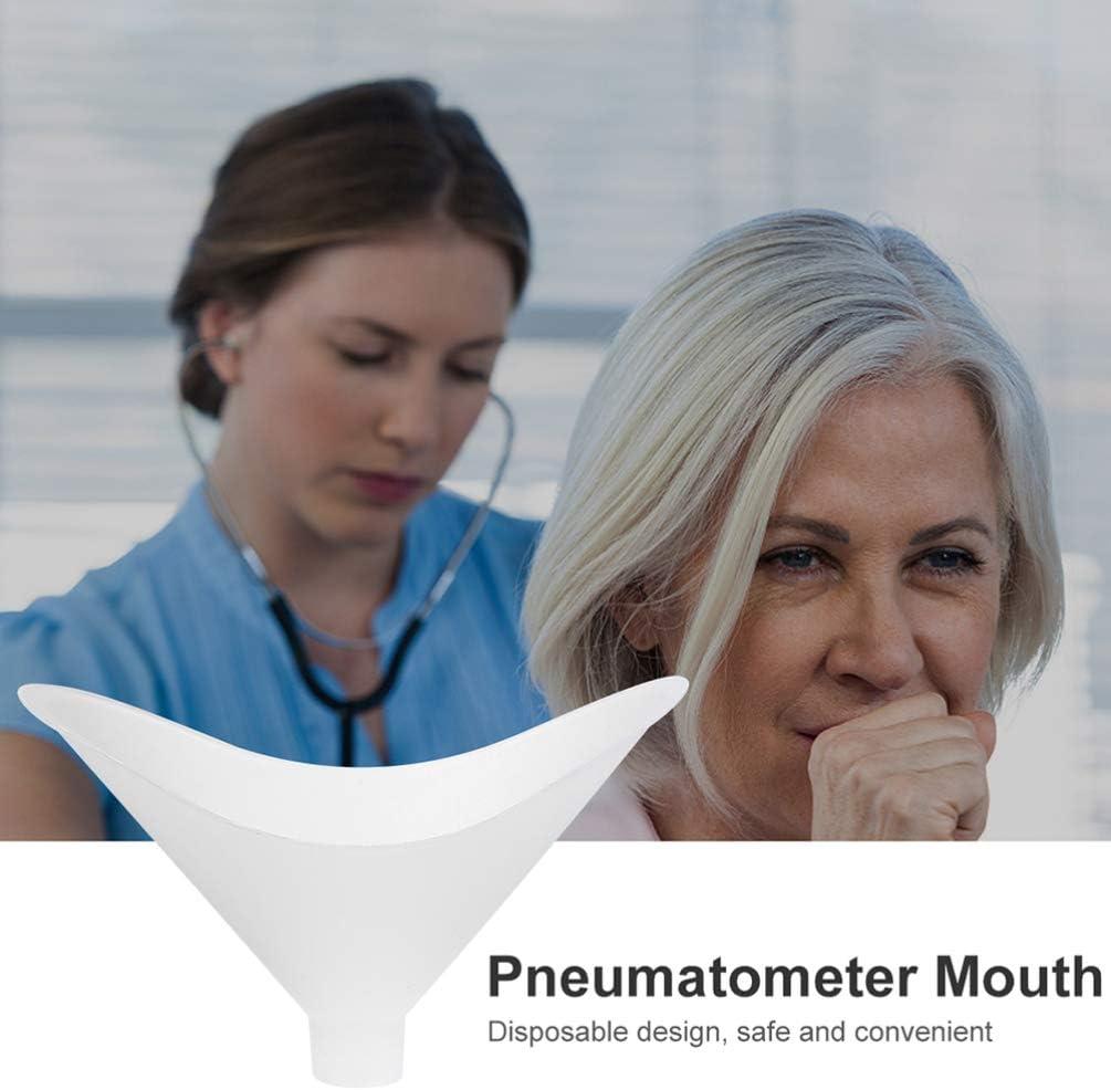 Baluue 200pcs 8.1mm Disposable Spirometer Mouthpiece Breathalyzer