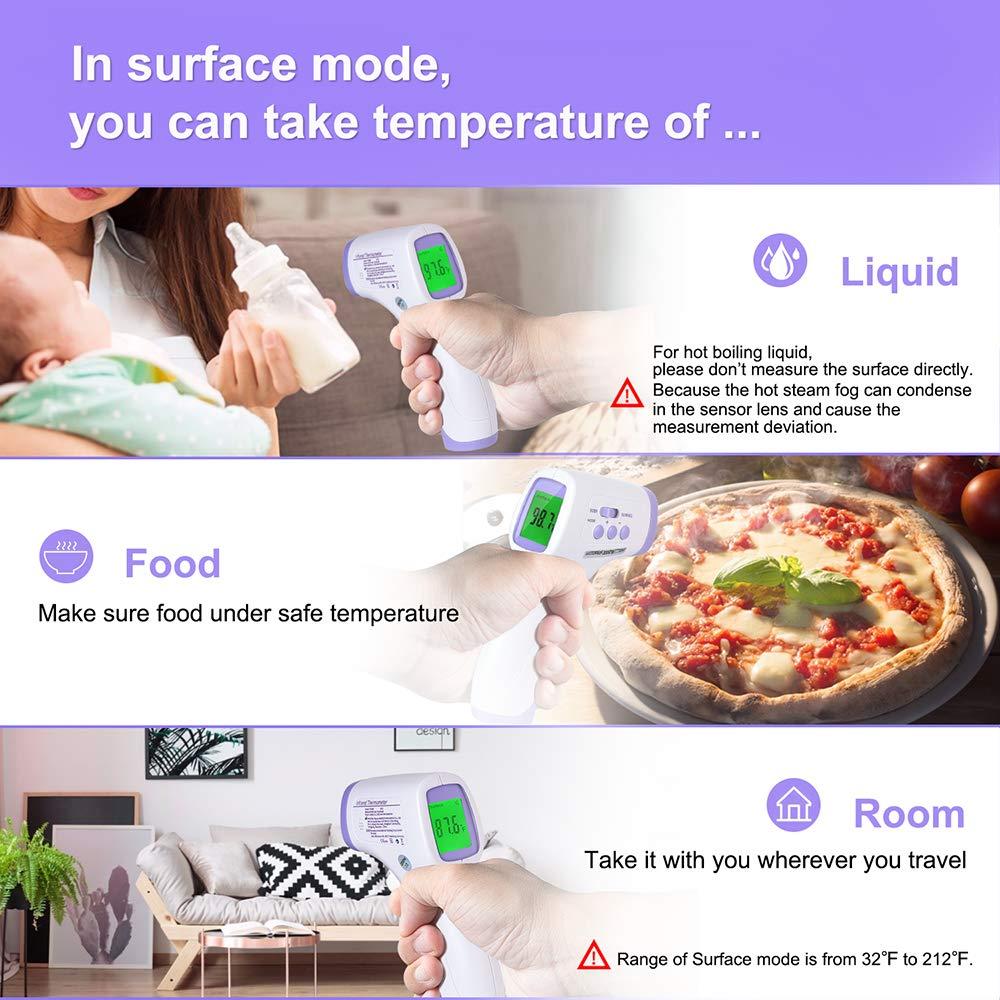Digital Infrared Thermometer for Adults and Kids Baby Babies Forehead