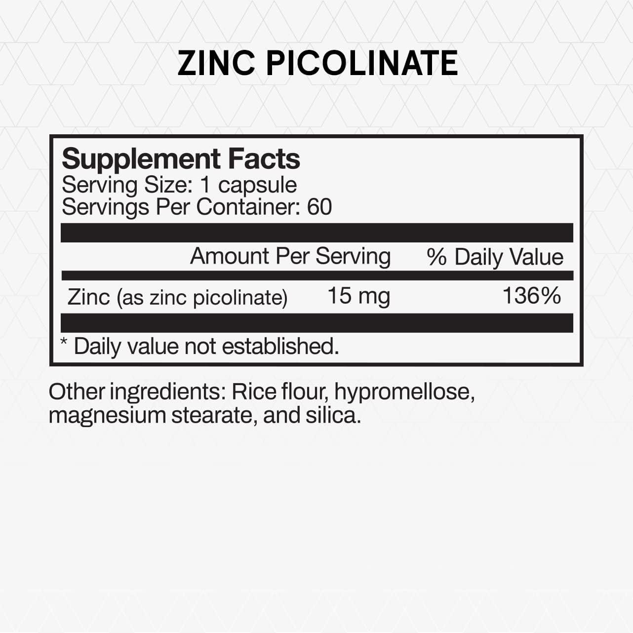 Momentous Huberman Stack Zinc Picolinate 60 Servings