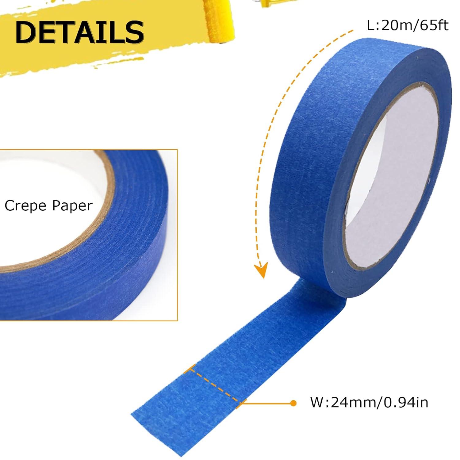 ScotchBlue Original Multi-Surface Painter's Tape, 1.88 Inches X 60 Yards, 12 Rolls, Blue, Paint Tape Protects Surfaces And Removes Easily, Multi-Surface Painting Tape For Indoor And Outdoor Use - View #4