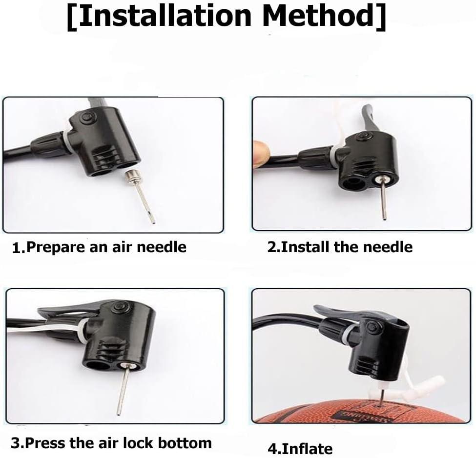 Dlingear 30+2 PCS Ball Pump Inflation Needle,Air Inflate Pump Needles