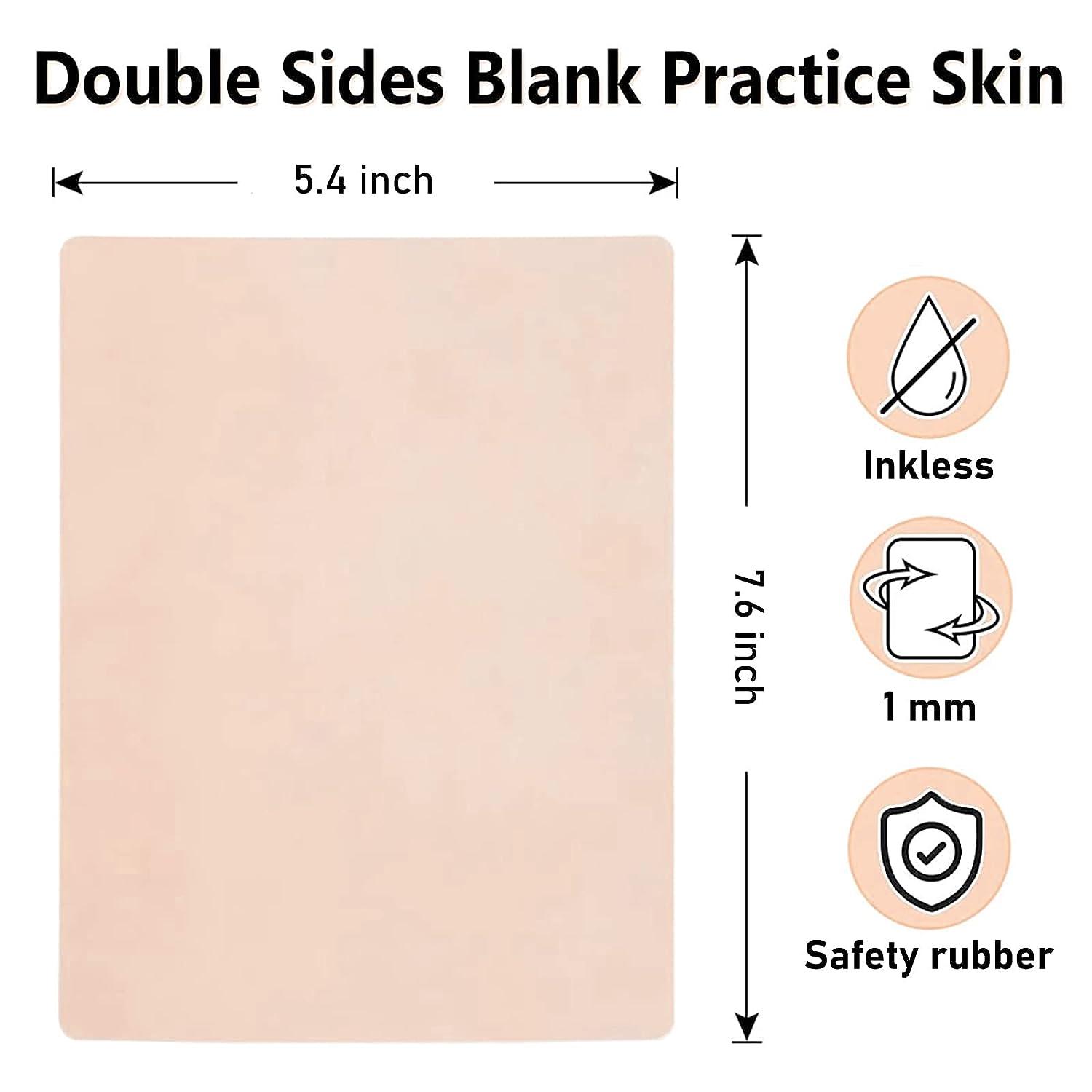 Tattoo Practice Skins with Transfer Paper - Autdor 30Pcs Tattoo Fake Skin  and Stencil Paper Kit Includes 20Pcs Tattoo Paper and 10Pcs Double Sided  Blank Tattoo … in 2023