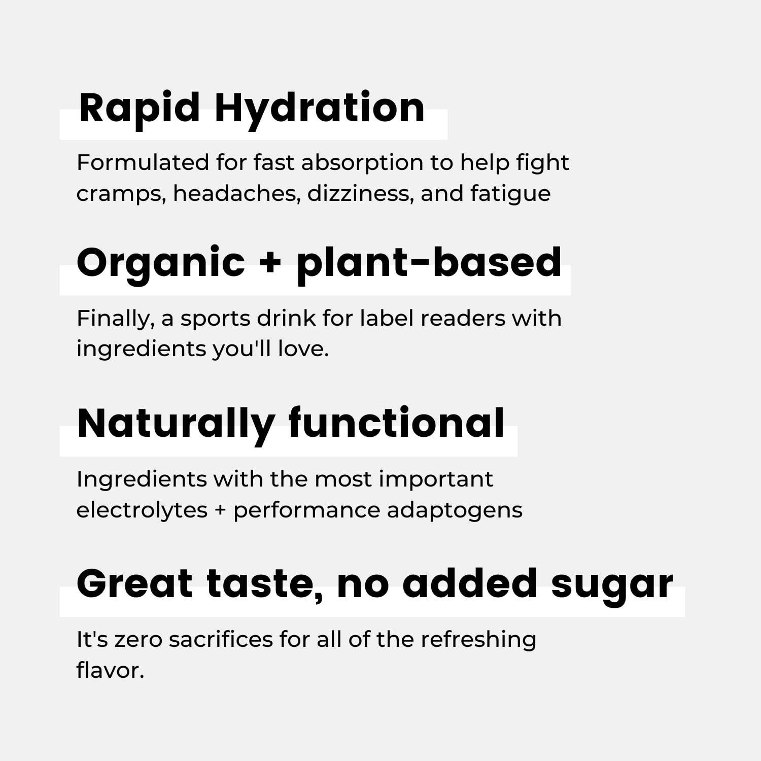 NOOMA Organic Electrolyte Sports Drink Variety Pack 12 Pack, 30