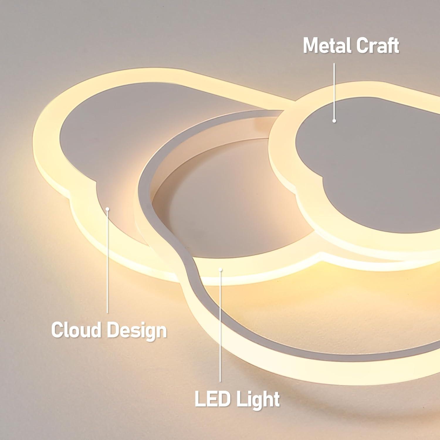 YUEEU Plafondlamp LED Moderne kinderlamp woonkamer