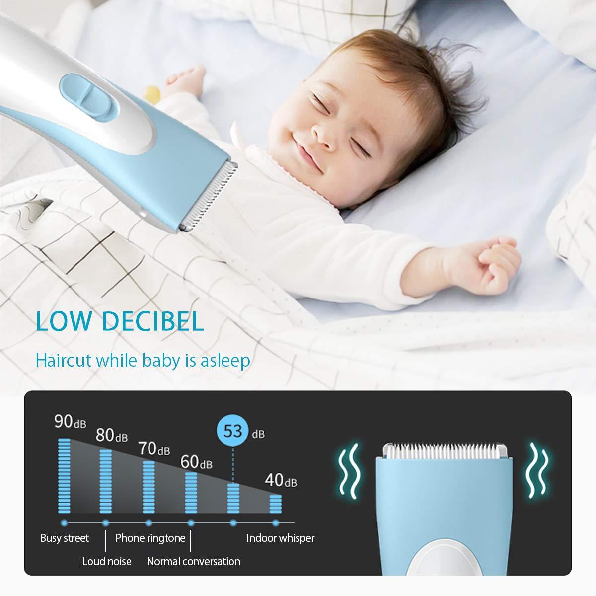 SONARIN Baby Hair Clipper Trimmer Cordless Silent Hair Clippers for