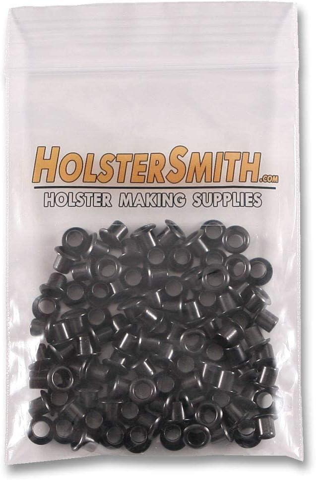 Kydex Holster Eyelets - (#6-6 Length) - (3/16 in. Diameter) - (Black  Coated) - (100 Pack) - (USA Made) - Kydex Rivets for DIY Holster and Sheath  Making Black - #6-6 (3/16)