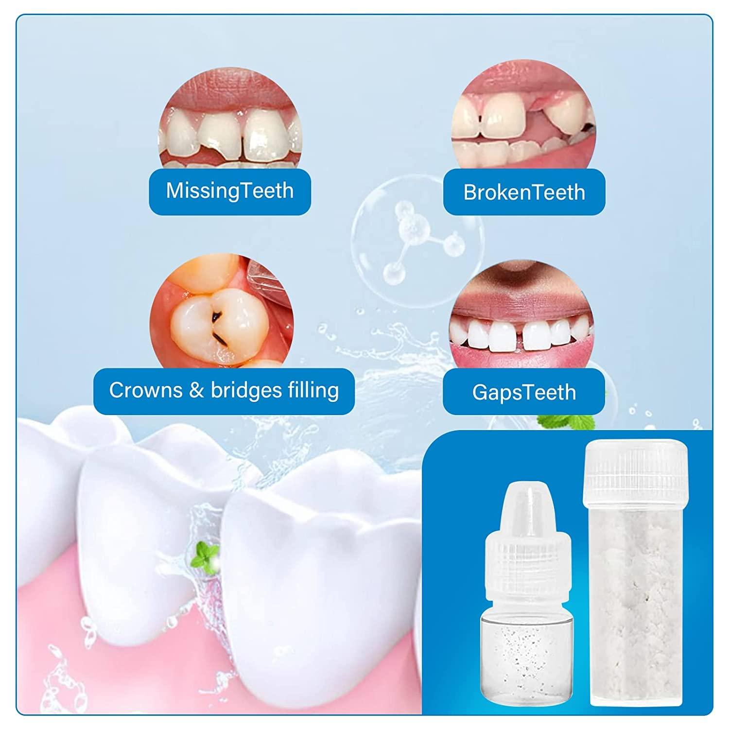 Tooth Repair Kit, Moldable False Teeth,DIY Dental Repair Kit Glue for