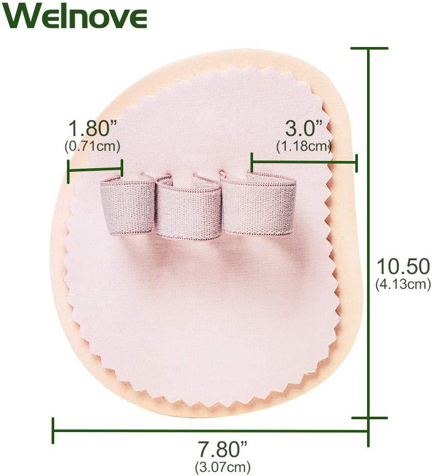 Welnove Toe Straightener Hammer Toes Corrector Pack of 2 (3 Holes) for ...