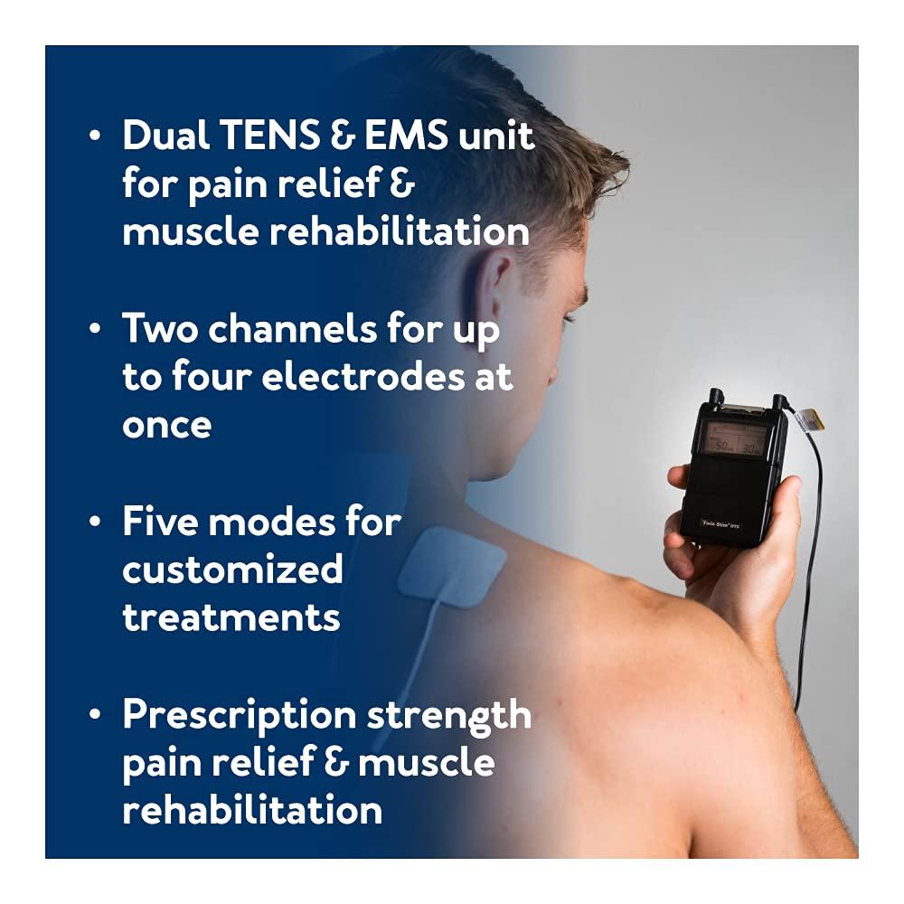 TENS Unit and EMS Muscle Stimulator - OTC TENS Machine for Back Pain  Relief, Lower Back Pain Relief, Neck Pain, or Sciatica Pain Relief