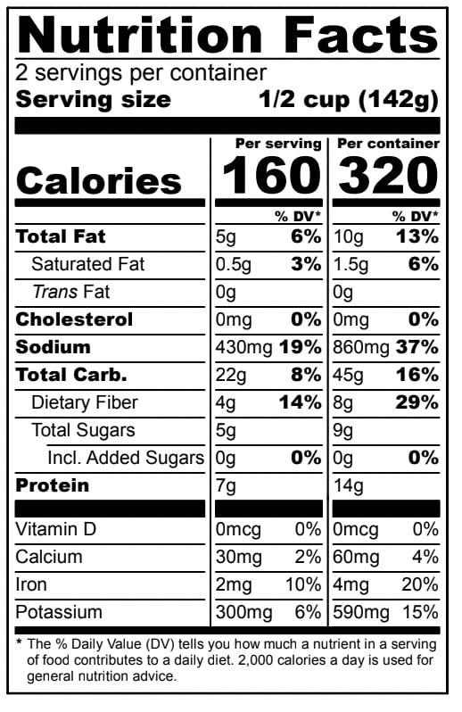 FILLOS Panamanian Garbanzo Beans, Ready to Eat Sofrito Beans, 6 Count