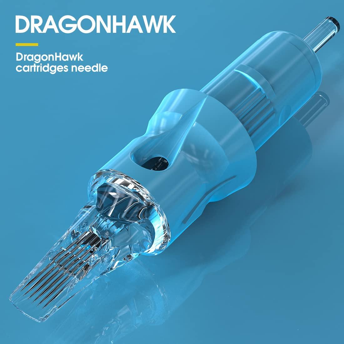 Dragonhawk Tattoo Cartridges Needles for Studio Artists, Disposable  Standard Tattoo Needles Kit by Dragonhawklabs, 50Pcs Mixed Sizes 1205RL,  1207RL, 1205RS, 1209RM, 1215RM 12RL+12RS+12RM