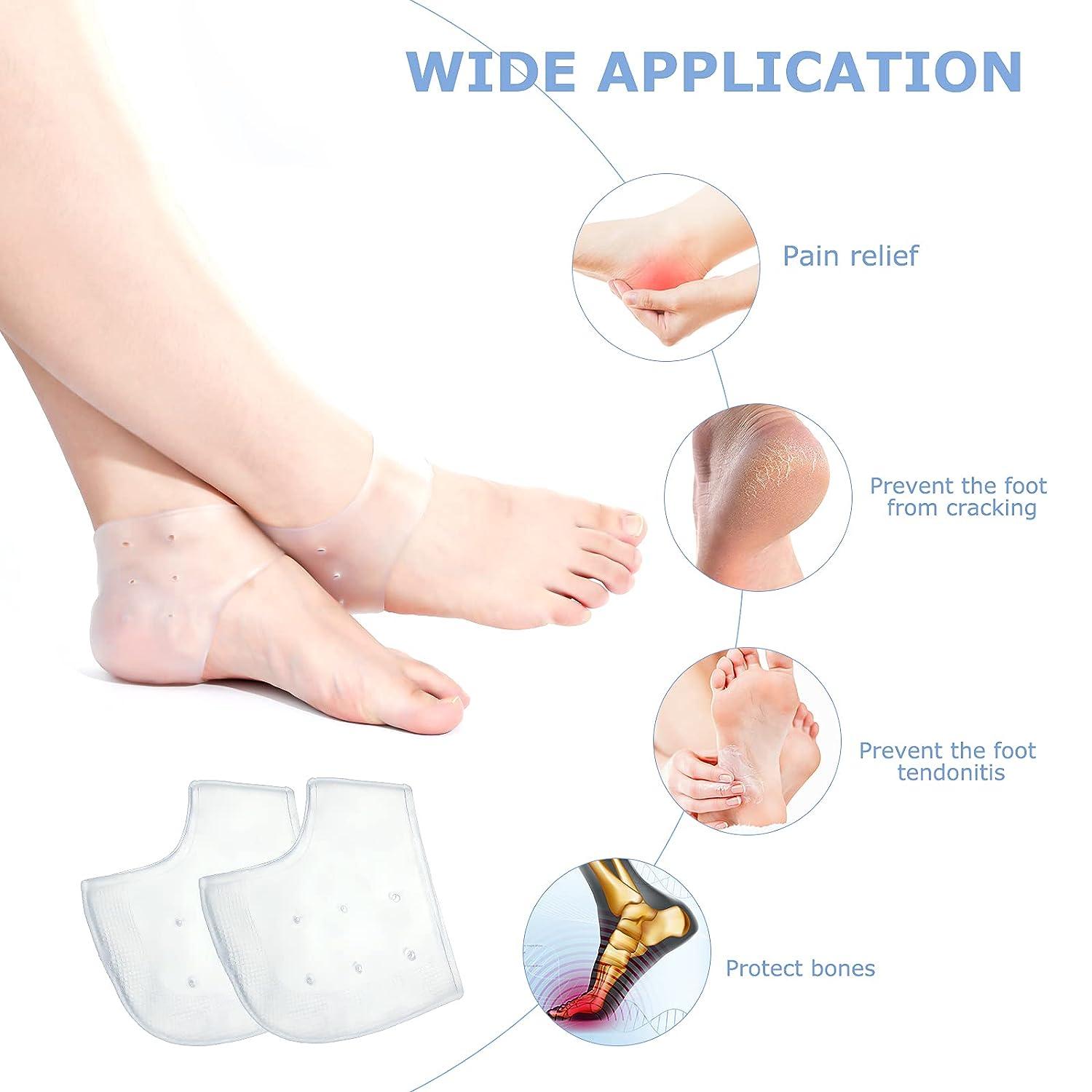Silicon Moisturising Heel Swelling Pain Relief Foot Support to Eliminate  cracks Heel Support at Rs 23/piece | हील और कॉर्न पैड in Mumbai | ID:  21908608973