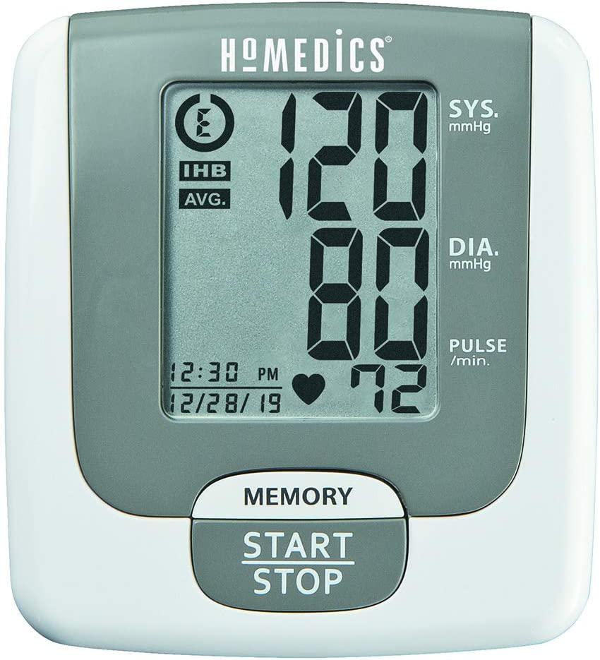 HoMedics Blood Pressure Wrist Monitor Automatic Wireless BP Cuff with