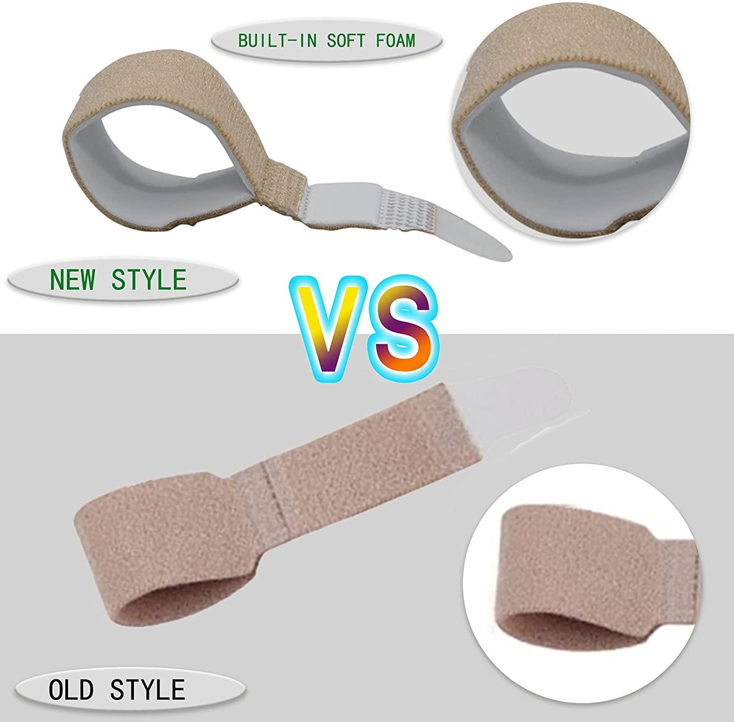 Niupiour Fabric Hammer Toe Wraps, 8 Pack of Toe Bandages Protectors