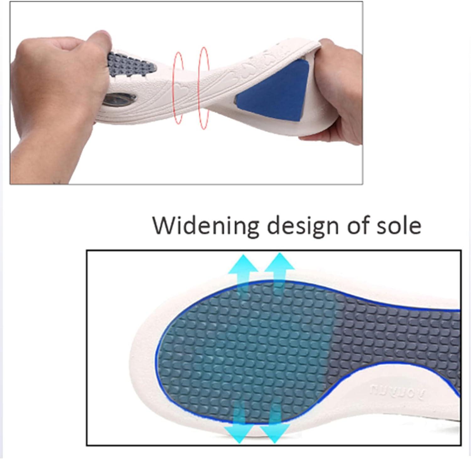 LEEWEE Adjustable Width Walking Shoes Arthritis Swollen Feet Diabetic Adjustable Edema Slippers