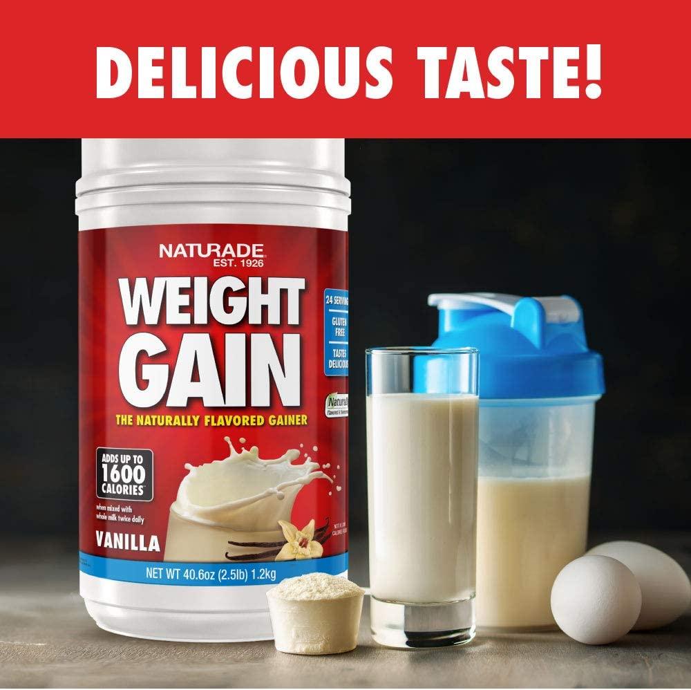 Naturade Weight Gain Vanilla Gainer 40.6 oz Naturally Flavored