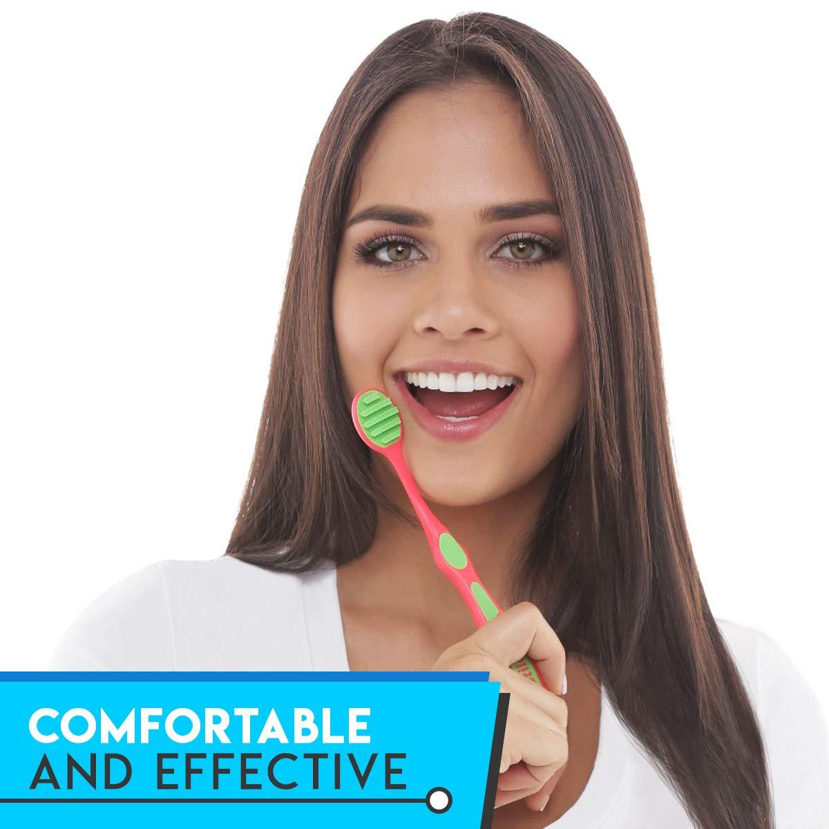 Stilobrush Tongue Squeegee Brush Fight Bad Breath, 5 Pack, Ergonomic