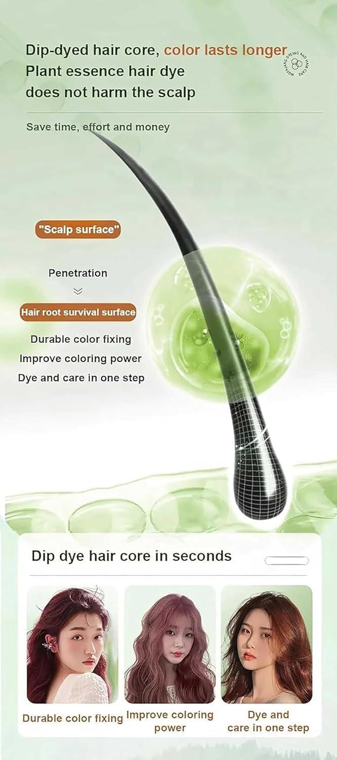 Protein Color Protect Hair Color Cream Plant Extract Hair Dye Essence ...