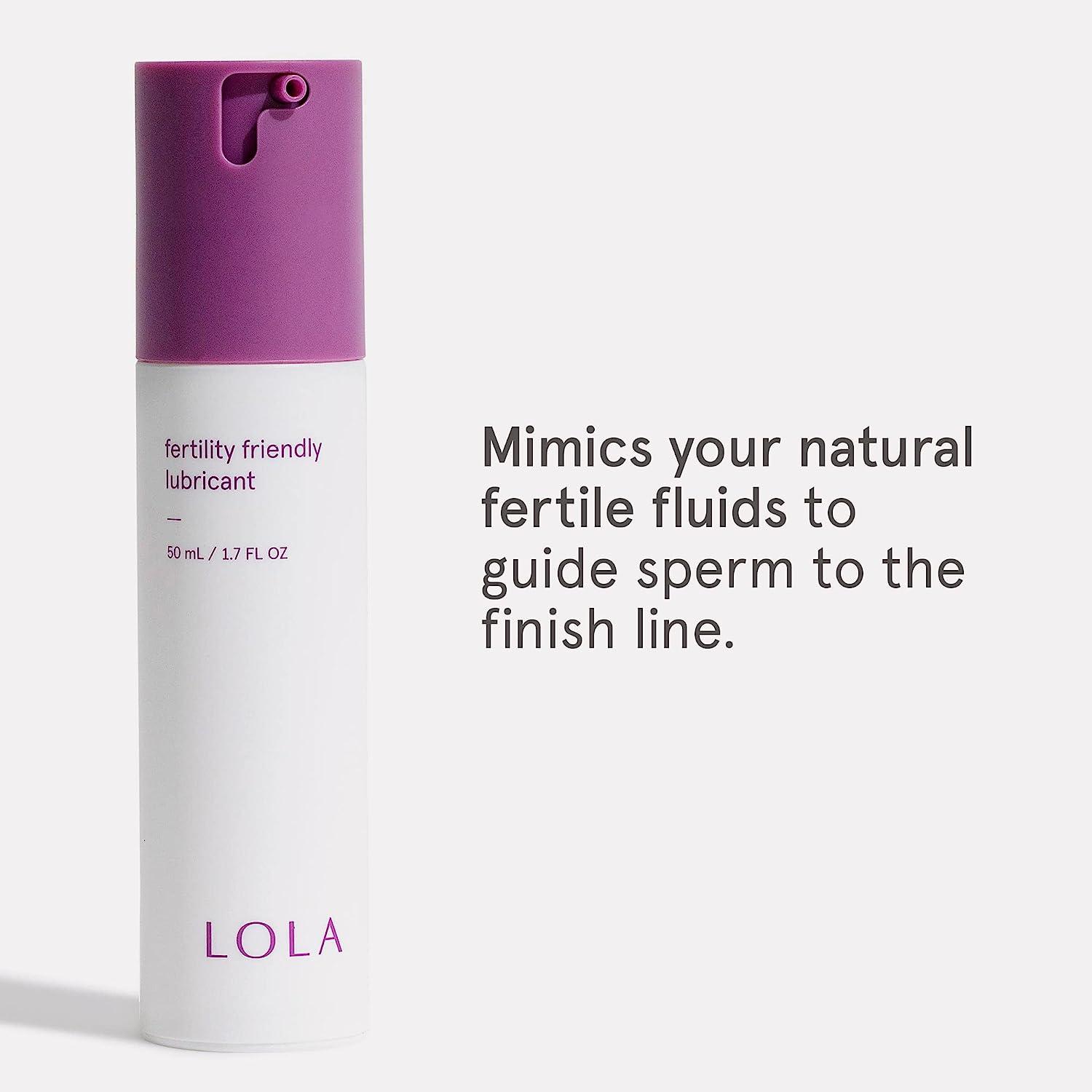 LOLA Fertility Friendly Lubricant 1.7 Fl Oz - Natural pH Balanced Formula  for Conception - TTC Supplement | Buy Now with Express International  Delivery