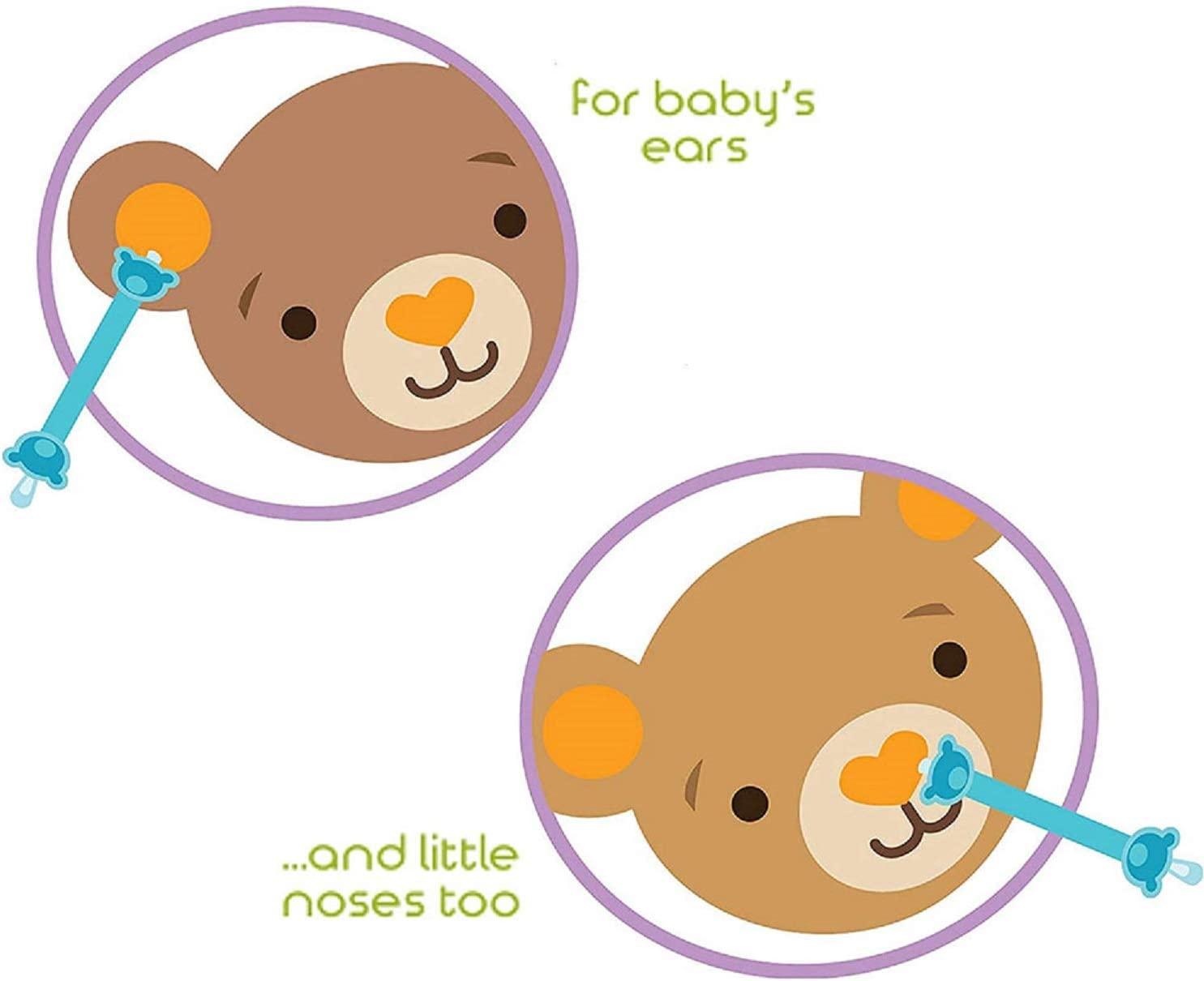 Oogiebear oogiebear - Patented Nose and Ear Gadget. Safe, Easy Nasal Booger  and Ear Cleaner for Newborns and Infants. Dual Earwax and Snot