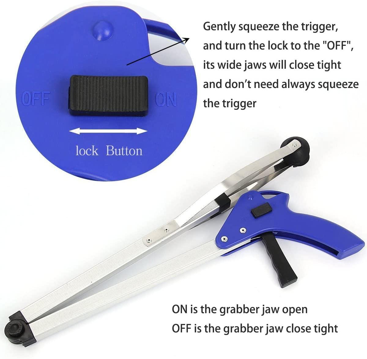 UHouse Reacher Grabber 32 Extra Long Folding Reaching Claw Heavy Duty