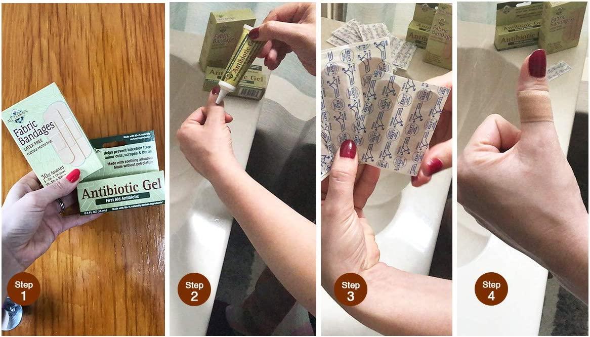 All Terrain Antibiotic Gel Natural First Aid with Bacitracin