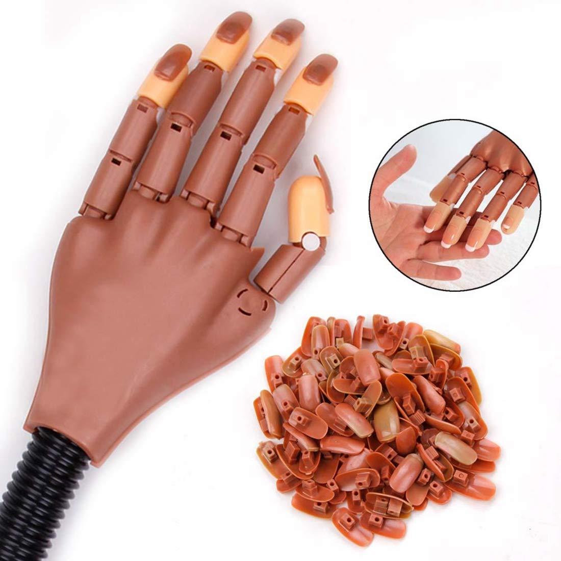 Practice Hand Acrylic Nails Mannequin Hands Nails Practice - Temu Italy