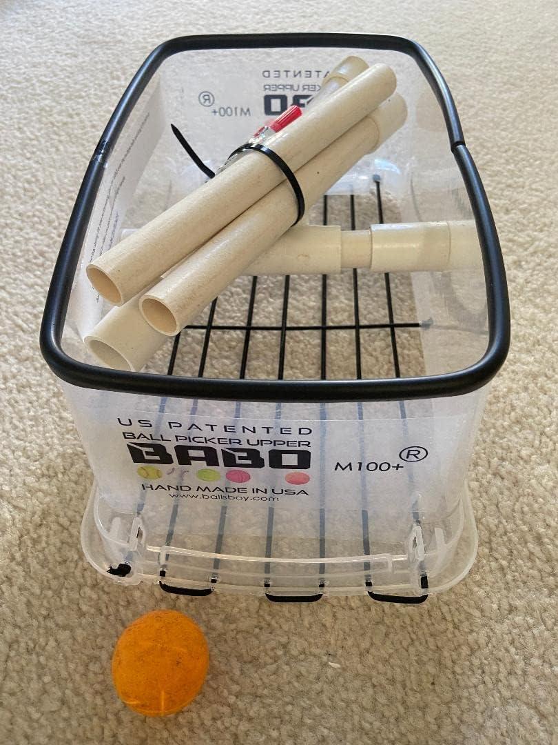 BaBo Table Tennis Ball Picker Upper (100+ Ball Capacity)