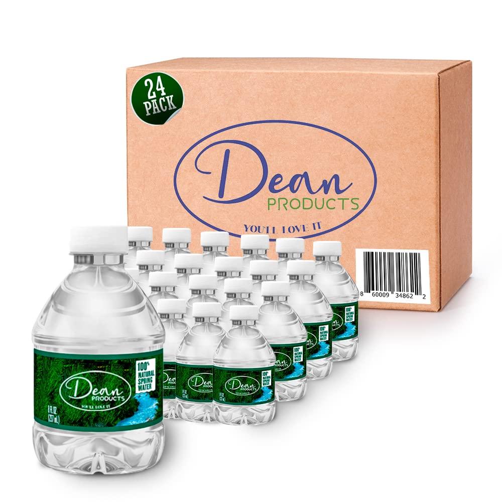 Dean Products Spring Water Bottles 24 Pack Bottled Spring Water