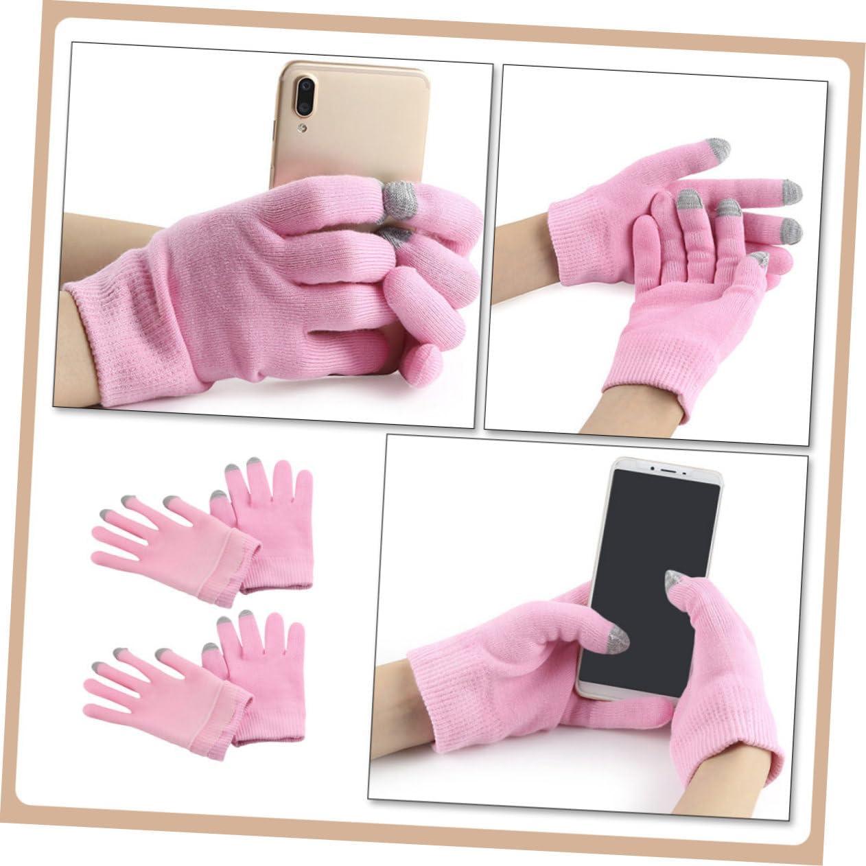 minkissy Pairs Moisturizing Gloves Touch Screen Cotton Gloves