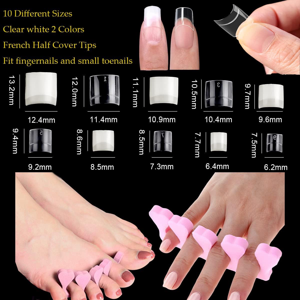 NEW 2019 GEL X KIT W/TIP BOX (SCULPTED SQUARE MEDIUM) | French tip acrylic  nails, Cute acrylic nail designs, Simple nails