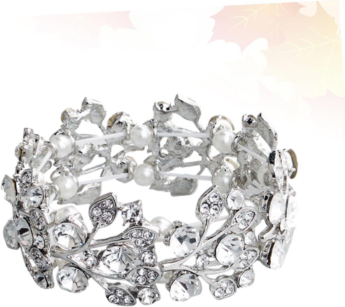 ブレスレット wing bling 14kGP Isis Swarl Pearl Ribbon Bracelet Beaupretty Women's Anniversary Bracelet - Rhinestone & Pearl