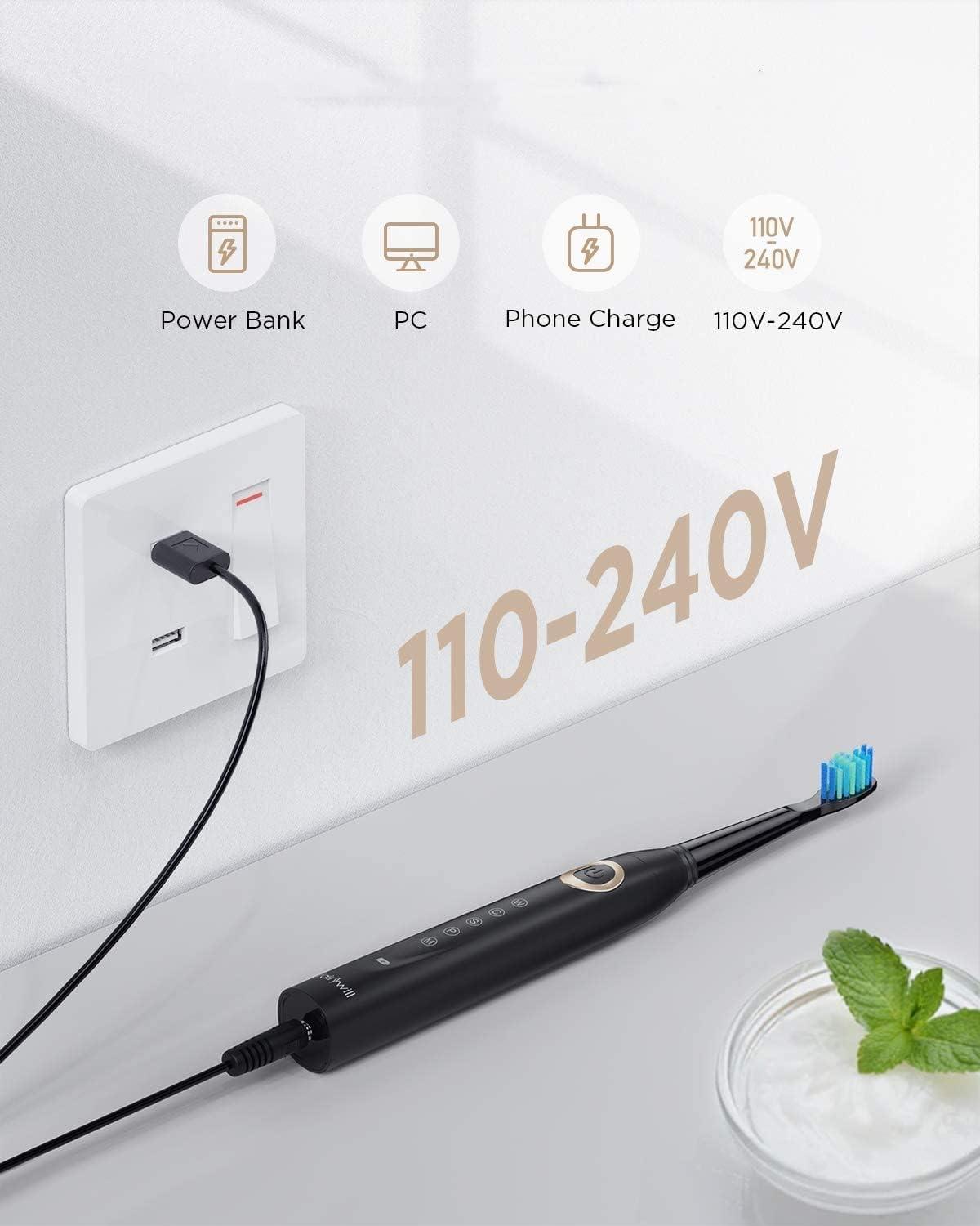 USB Charger Cable for Sonic Electric Toothbrush Replacement - Thumbnail 2
