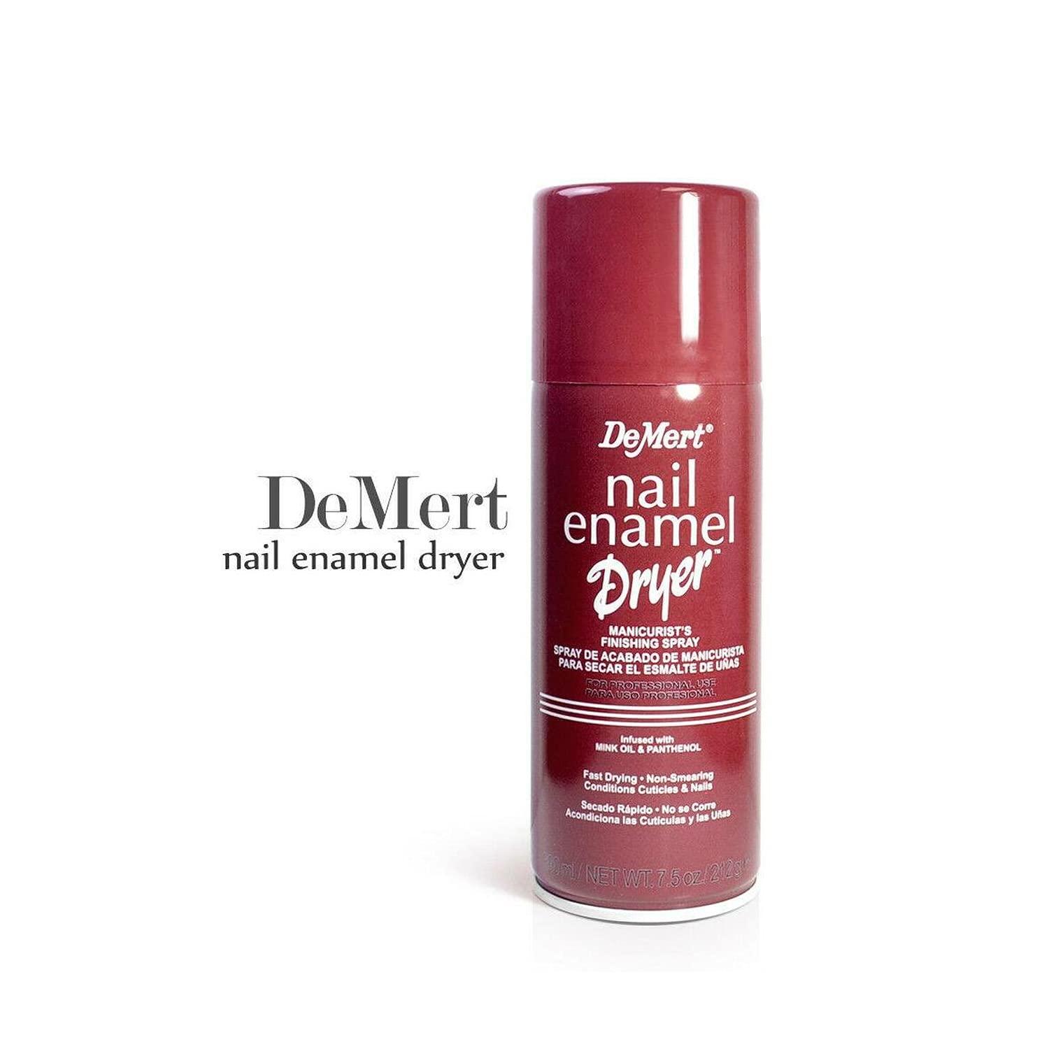 Demert Nail Enamel Dryer Spray 7.5 Ounce (221ml) (3 Pack)