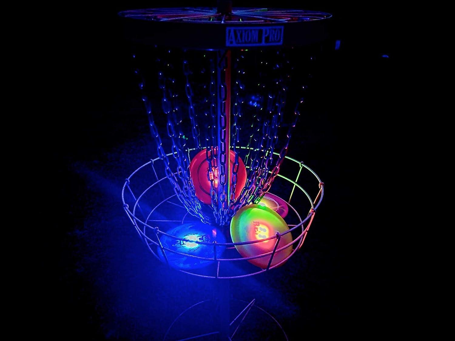 Birdi Disc Golf LED QuadLite Lights Bright Glow Night Disc Golf 8