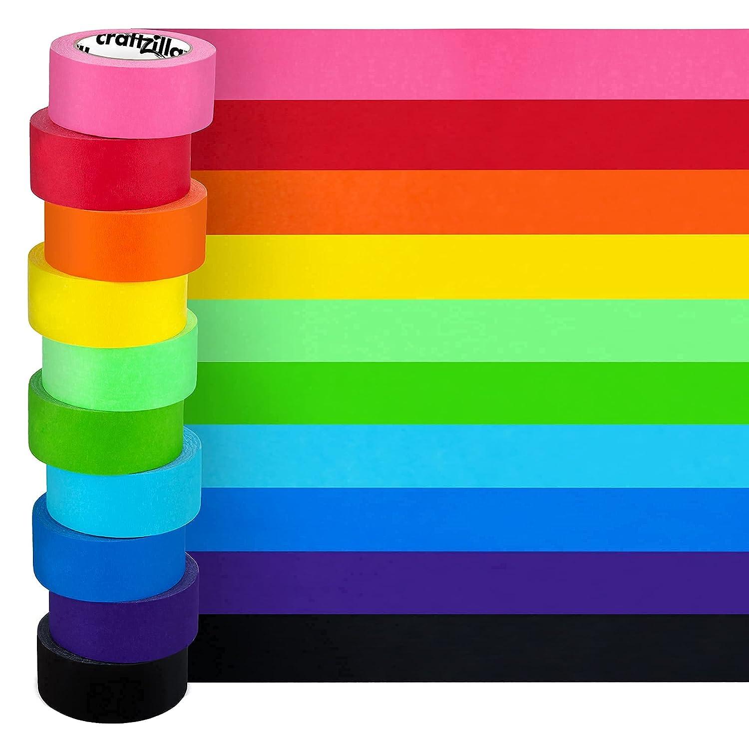 Wholesale Multi-color Masking Tape Rainbow Labeling Tape Teacher Tape  manufacturers and suppliers