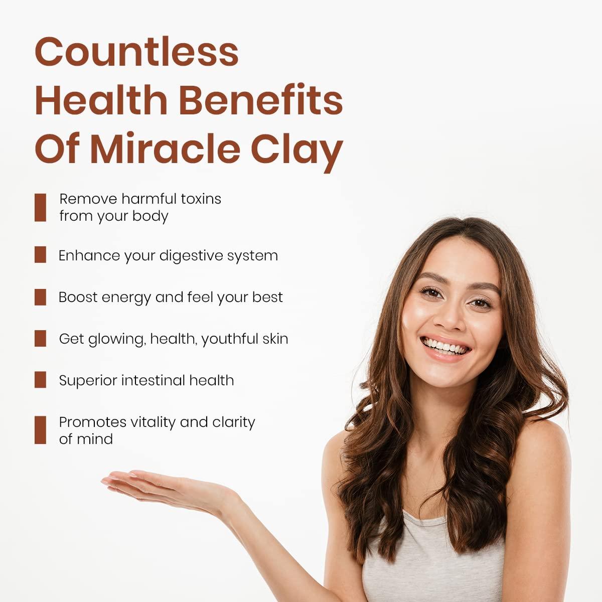 Calcium Bentonite Clay Capsules to Increase The Glow of Skin & Remove