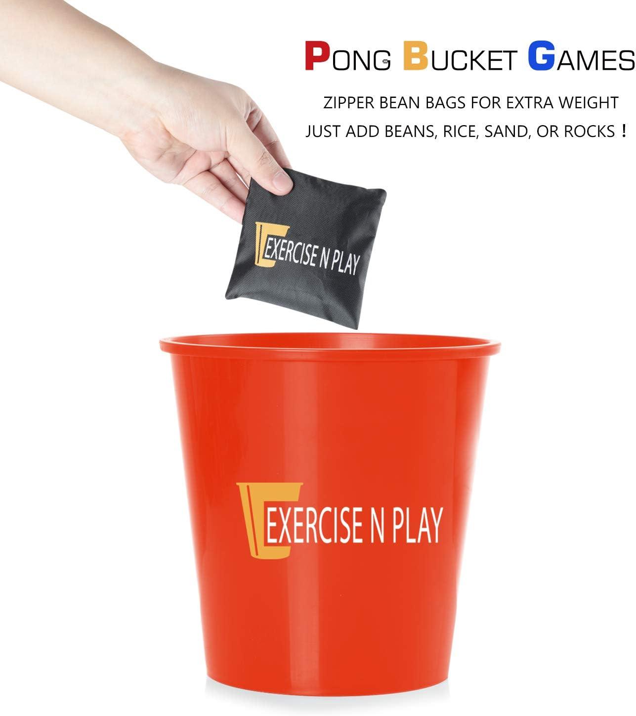EP EXERCISE N PLAY Backyards Pong Games Giant Yard Pong Bucket Yard