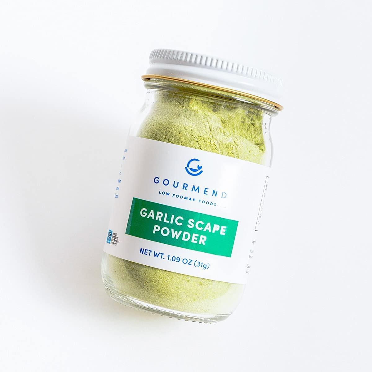 Gourmend Foods Garlic Scape Powder Monash Certified Low FODMAP, Filler