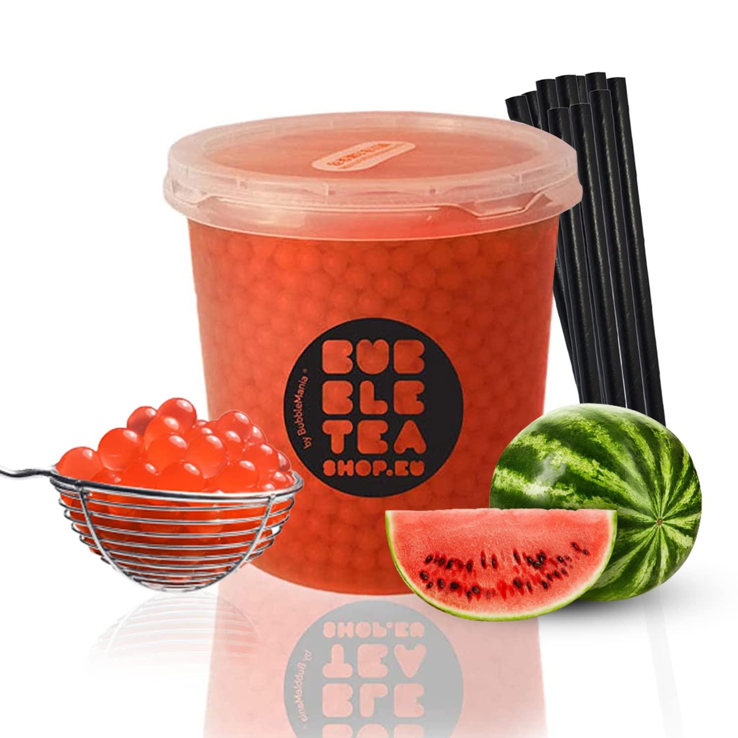Popping Boba Bubble Tea Kit Fruit Bursting Boba Pearls for Bubble Tea Ready to Serve Boba