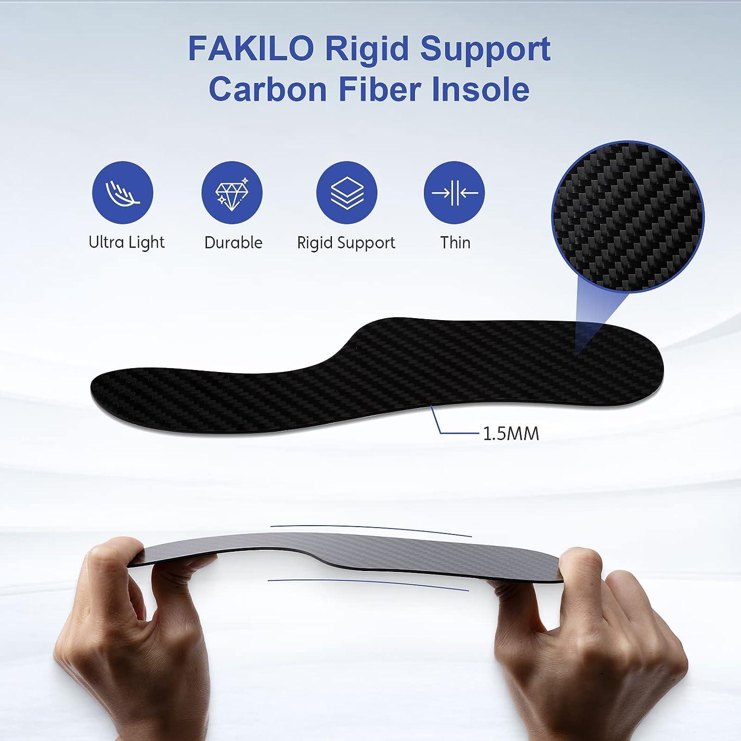 Carbon Fiber Insole for Hallux Rigidus & Turf Toe Morton's Extension Orthotic Insert 265mm