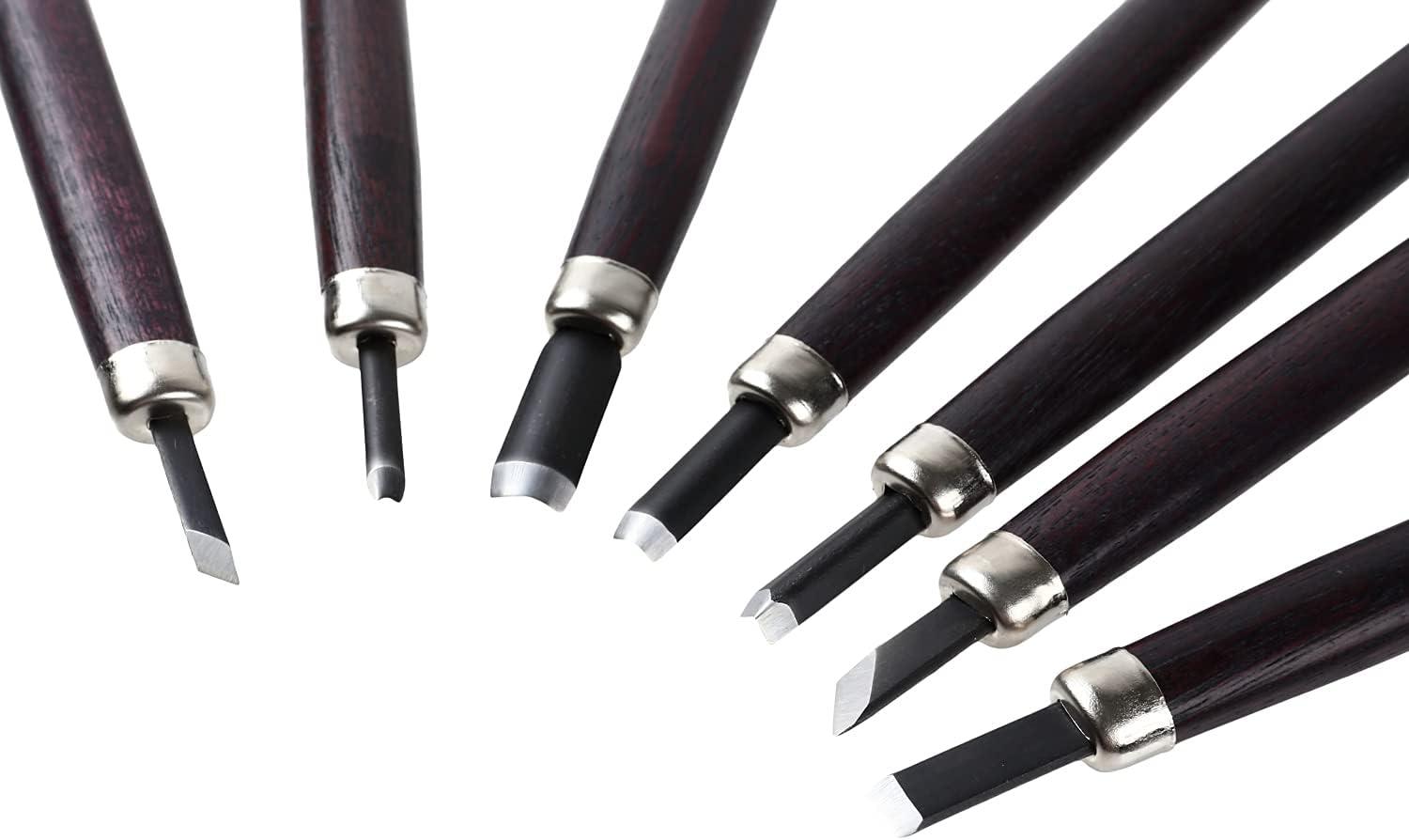 Shoto 7pc. Wood Carving Tools Set - Made in Japan | Hand Carving Kit ...