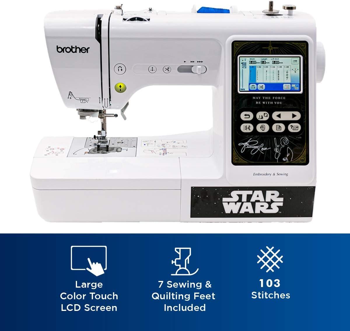  Brother Sewing and Embroidery Machine, 4 Star Wars