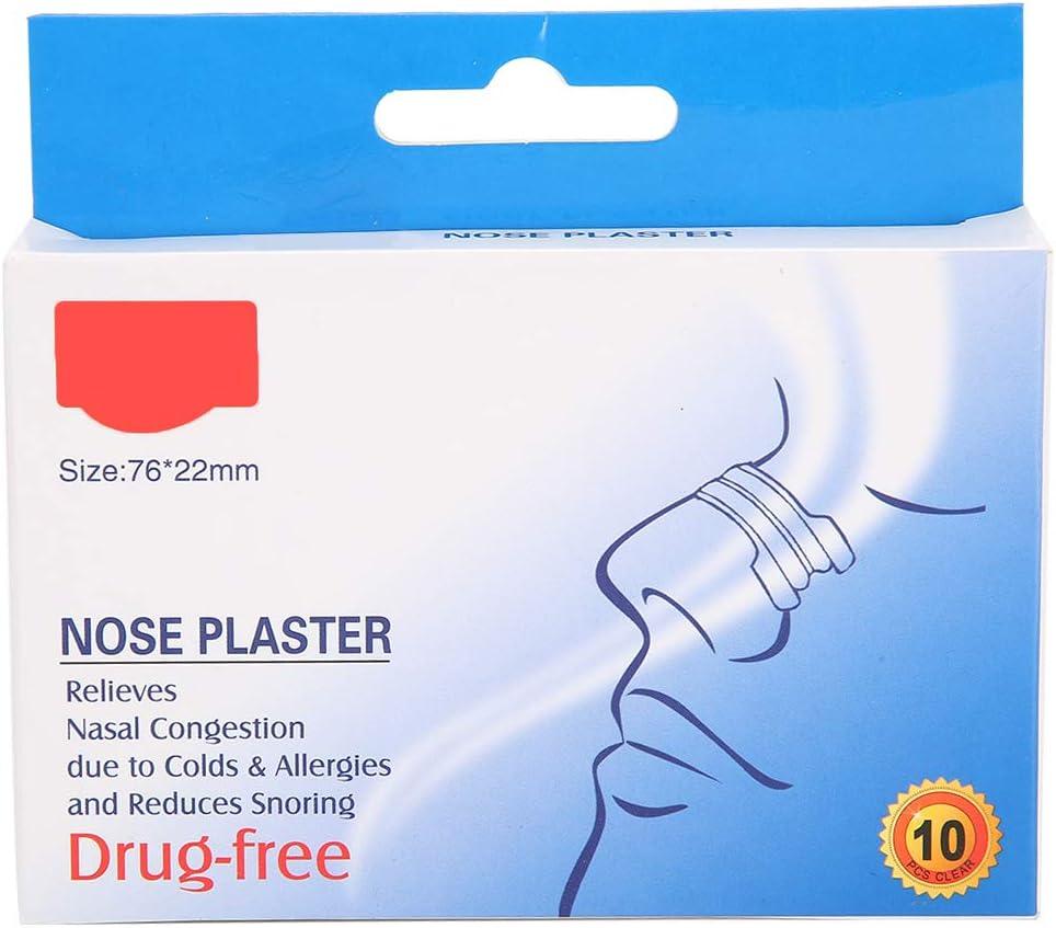 10pcs Nasal Strips Congestion Relief AntiSnoring Sleeping Nose Patch
