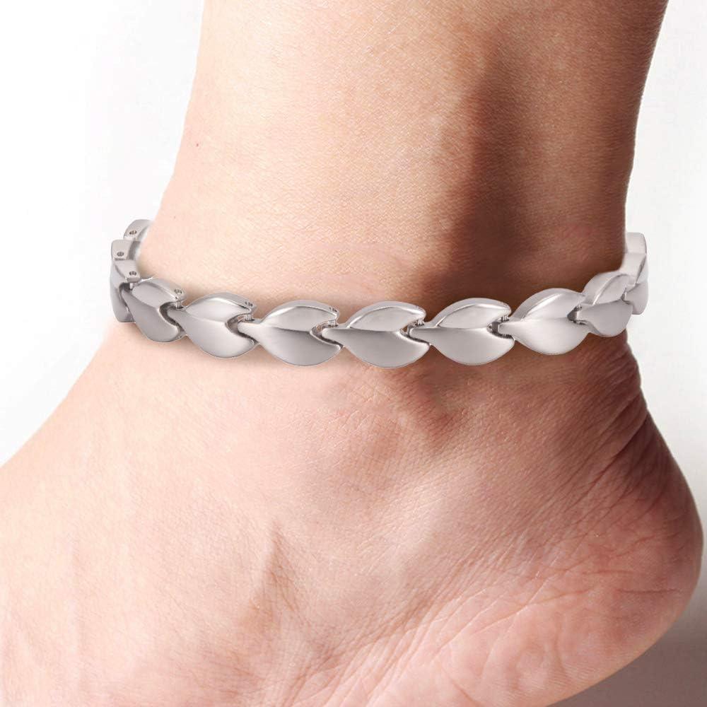 Buy Magnetic Ankle Bracelets for Men Women Stylish Titanium