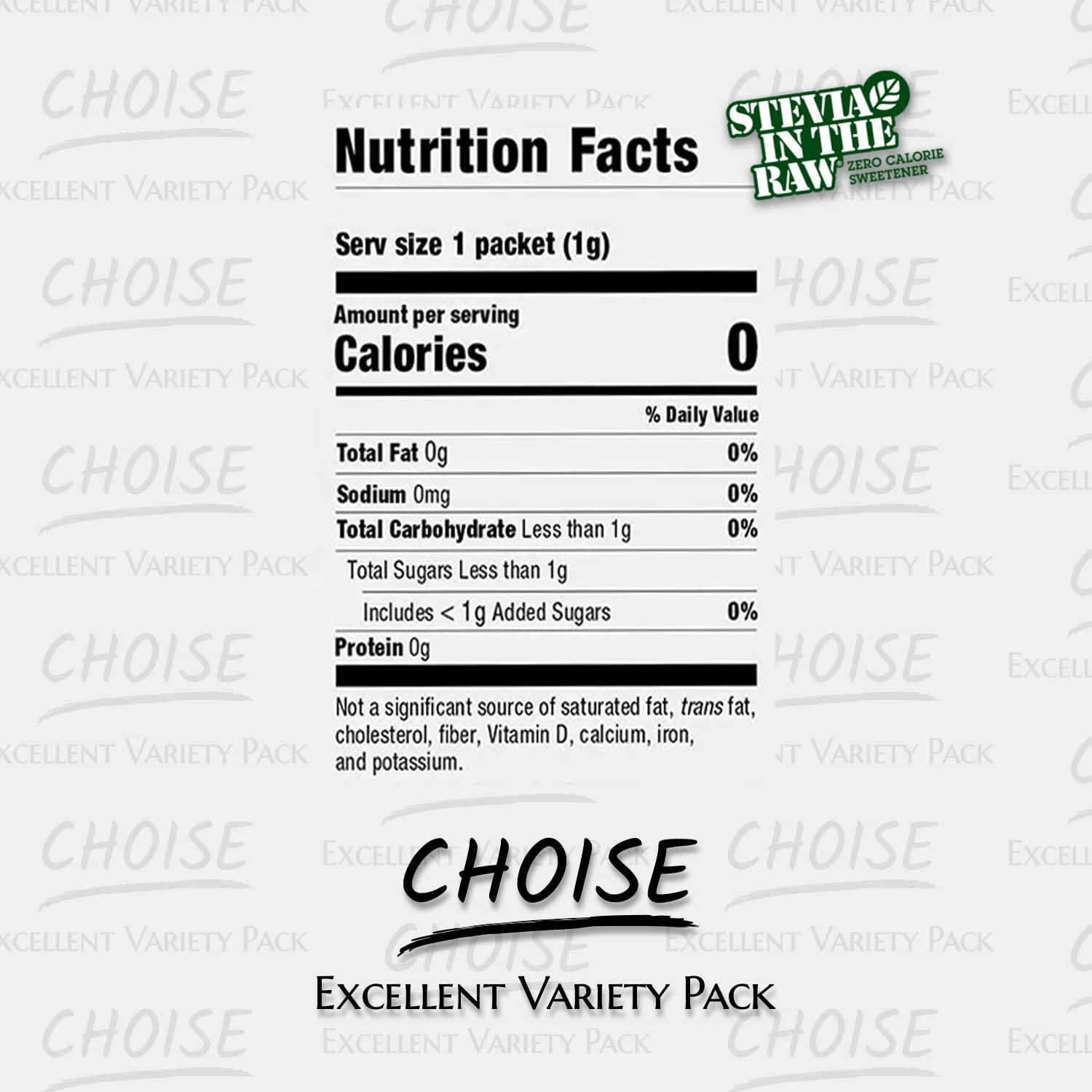 Stevia In The Raw & Turbinado Sugar Packets Assortment 150 pcs (1 Pack) Ideal for Coffee