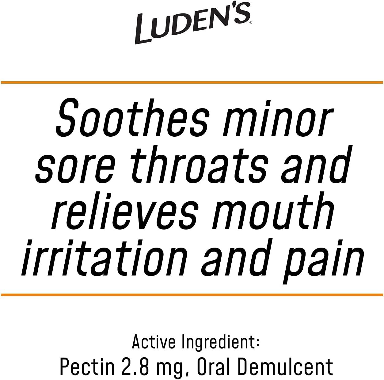 Luden's Pectin Lozenge with Wild Honey 30 Oral Demulcent Throat Drops
